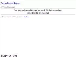 Sites similar to anglerforum-bayern.de