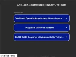 Sites similar to anglicancommunioninstitute.com