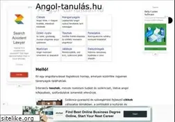 Sites similar to angol-tanulas.hu