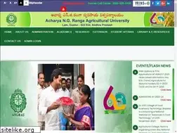 Sites similar to angrau.ac.in