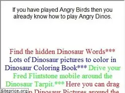 Sites similar to angrydinos.com