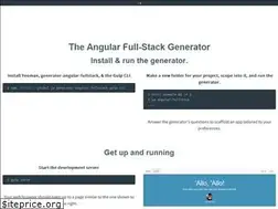 Sites similar to angular-fullstack.github.io