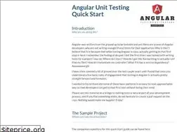 Sites similar to angulartestingquickstart.com