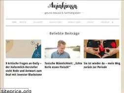 Sites similar to aniahimsa.com