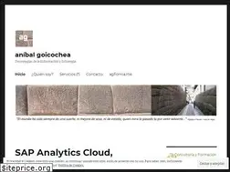 Sites similar to anibalgoicochea.com