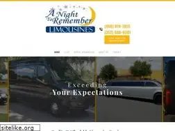 Sites similar to anighttorememberlimo.com