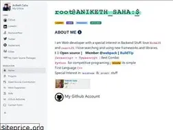 Sites similar to anikethsaha.github.io