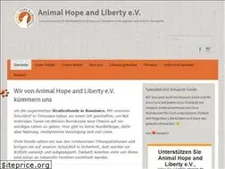 Sites similar to animal-hope-and-liberty.de