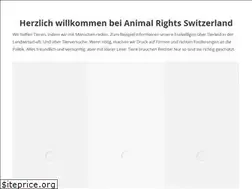 Sites similar to animal-rights-switzerland.ch