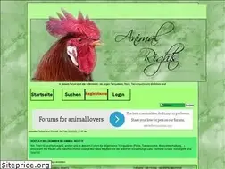 Sites similar to animal-rights.forumieren.com