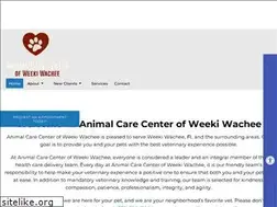 Sites similar to animalcarecenterofweekiwachee.com
