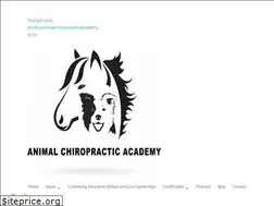 Sites similar to animalchiropracticacademy.com