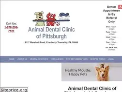 Sites similar to animaldentalclinicpgh.com