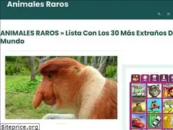 Sites similar to animalesraros.net