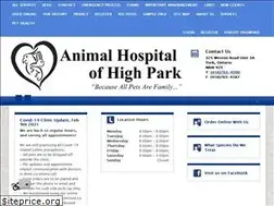 Sites similar to animalhospitalhighpark.com