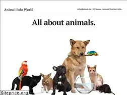 Sites similar to animalinfoworld.com