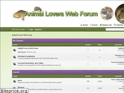 Sites similar to animalloverswebforum.com