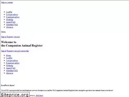 Sites similar to animalregister.co.nz