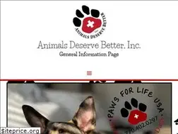 Sites similar to animalsdeservebetter.com