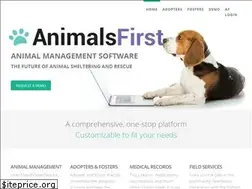 Sites similar to animalsfirst.com