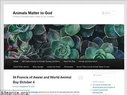 Sites similar to animalsmattertogod.com