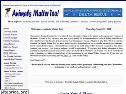 Sites similar to animalsmattertoo.com