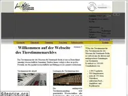 Sites similar to animalsoundarchive.org