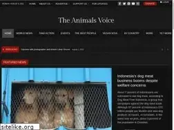 Sites similar to animalsvoice.com