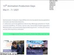 Sites similar to animationproductiondays.de