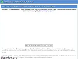 Sites similar to animauxliste.com