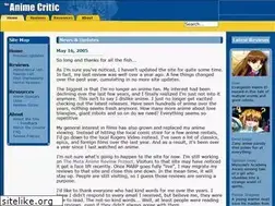 Sites similar to animecritic.com