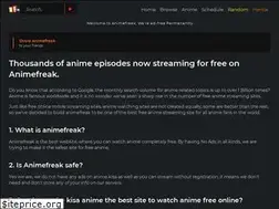 Sites similar to animefreak.vip