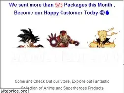 Sites similar to animeheroshop.com
