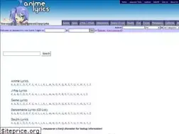 Sites similar to animelyrics.com