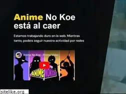 Sites similar to animenokoe.com
