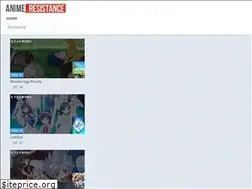 Sites similar to animeresistance.co