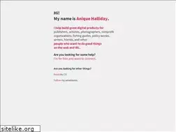 Sites similar to aniquehalliday.com
