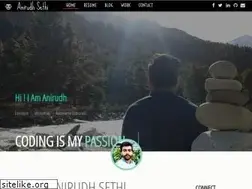 Sites similar to anirudhsethi.in