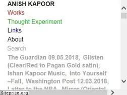 Sites similar to anishkapoor.com