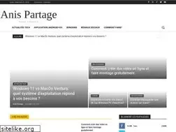 Sites similar to anispartage.com