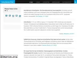 Sites similar to anita-berber-park.de