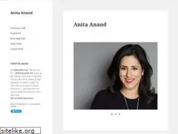 Sites similar to anitaanand.net