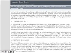 Sites similar to anitastexasroots.com