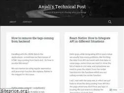 Sites similar to anjaligargsite.wordpress.com