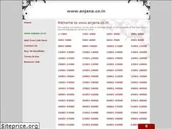 Sites similar to anjana.co.in