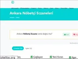 Sites similar to ankara.eczaneleri.net