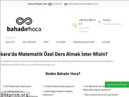 Sites similar to ankarabahadirhoca.com