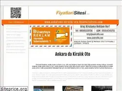 Sites similar to ankarada-kiralik-oto.fiyatlarisitesi.com