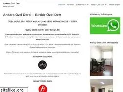 Sites similar to ankaraozeldersimiz.com