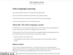 Sites similar to ankilanguagelearning.com